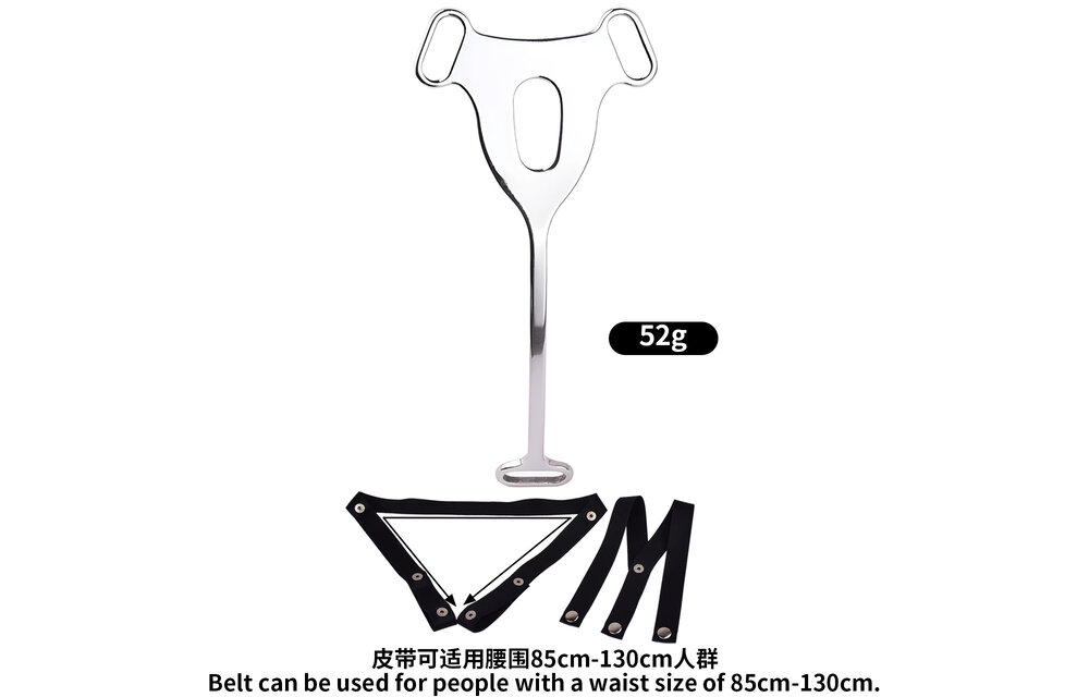 Chastity Plate With Strap Man-To-Woman | Comfort & Safety