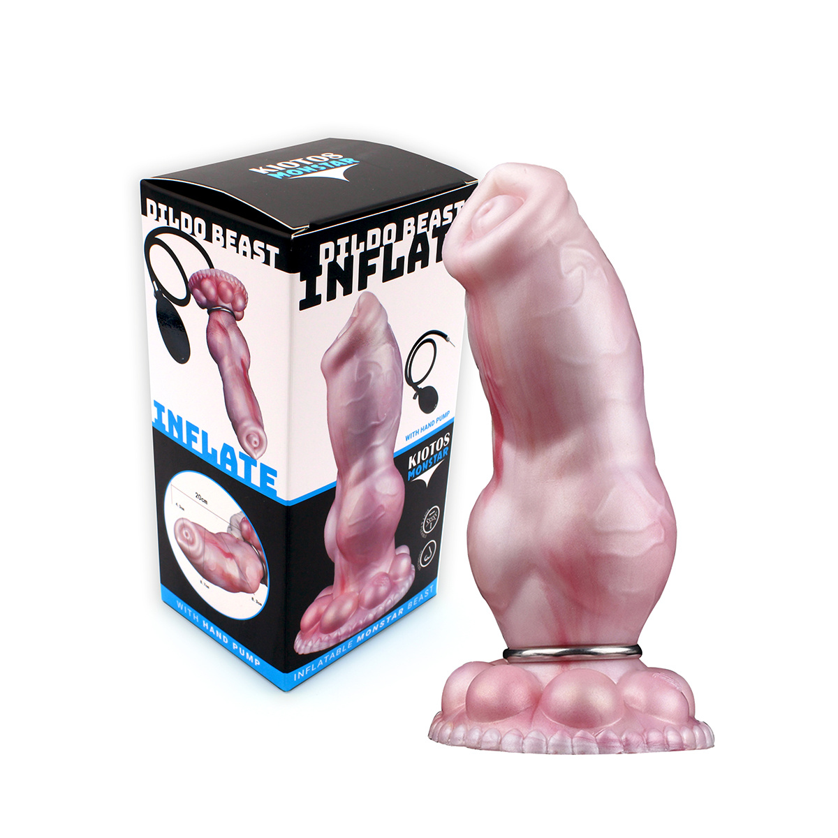 Kiotos Monstar Dildo Beast 92 - Opblaasbare Dildo