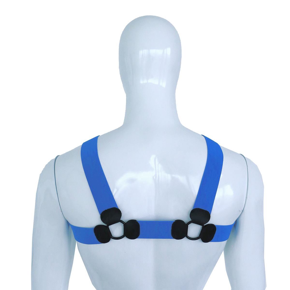 Elastic Chest Harness Blue L/XL | Stylish & Comfortable