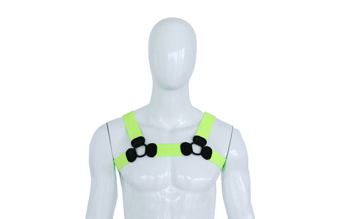 Elastischer Brustgurt Grün S/M | Komfort & Stil