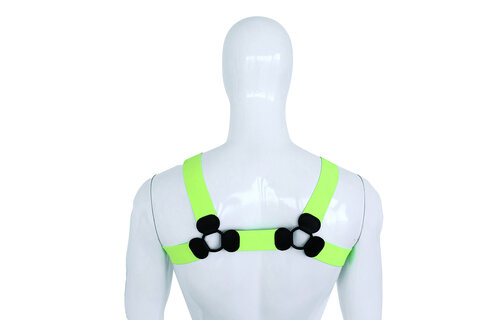 Elastisches Brustgeschirr Grün L/XL