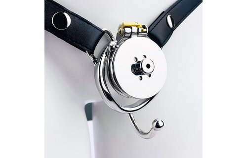 Flat Chastity Belt With Adjustable Strap - Discreet & Secure