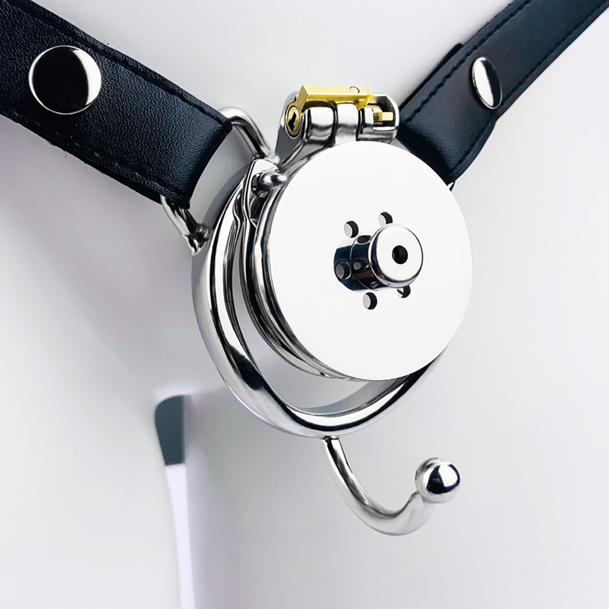 Flat Chastity Belt With Adjustable Strap - Discreet & Secure