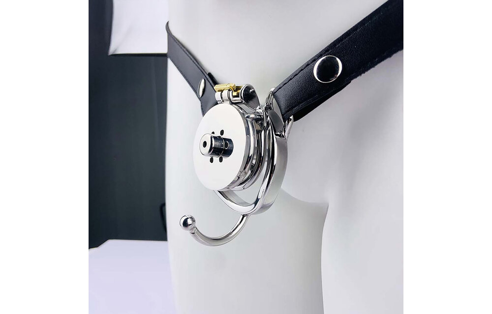Flat Chastity Belt With Adjustable Strap - Discreet & Secure