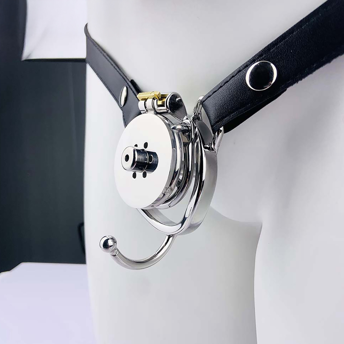 Flat Chastity Belt With Adjustable Strap - Discreet & Secure