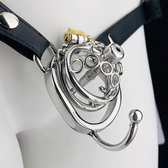 Luxe Kuisheidsgordel Met Verstelbare Riem | Rvs & Pu