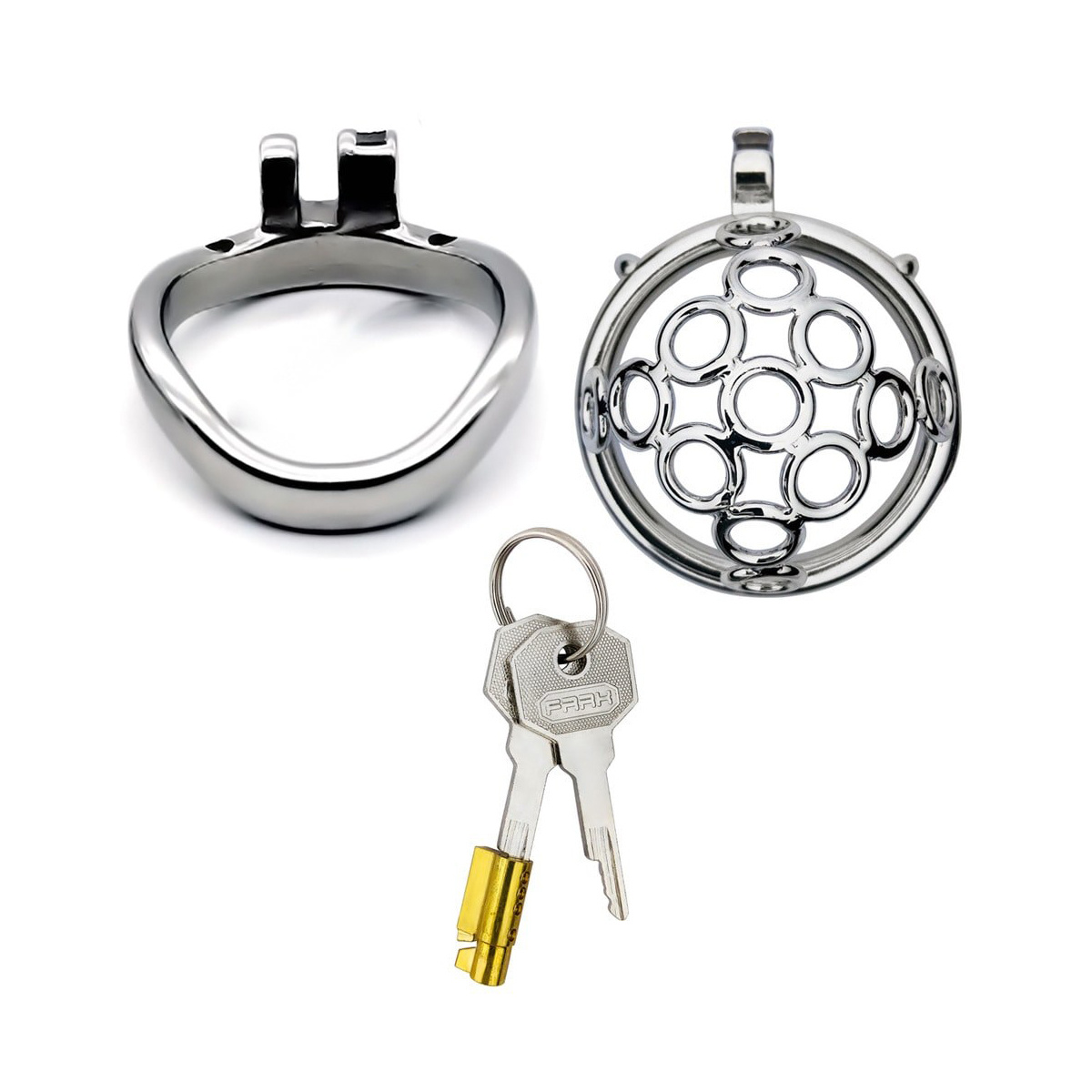 Luxury Chastity Belt With Adjustable Strap | Stainless Steel & PU