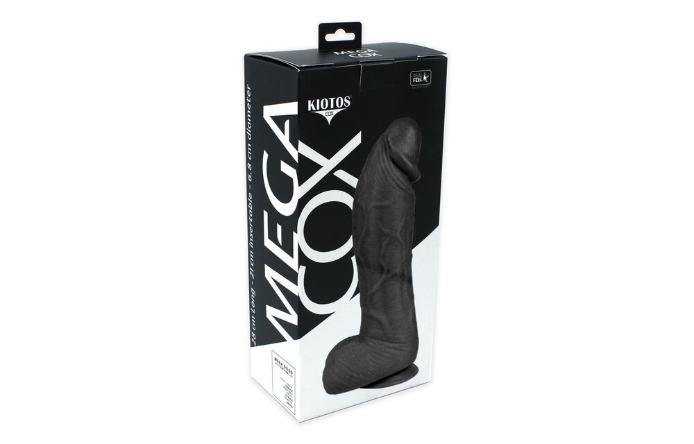 Kiotos Cox MEGA Black 06 Dildo Black 27 cm – Intense Satisfaction