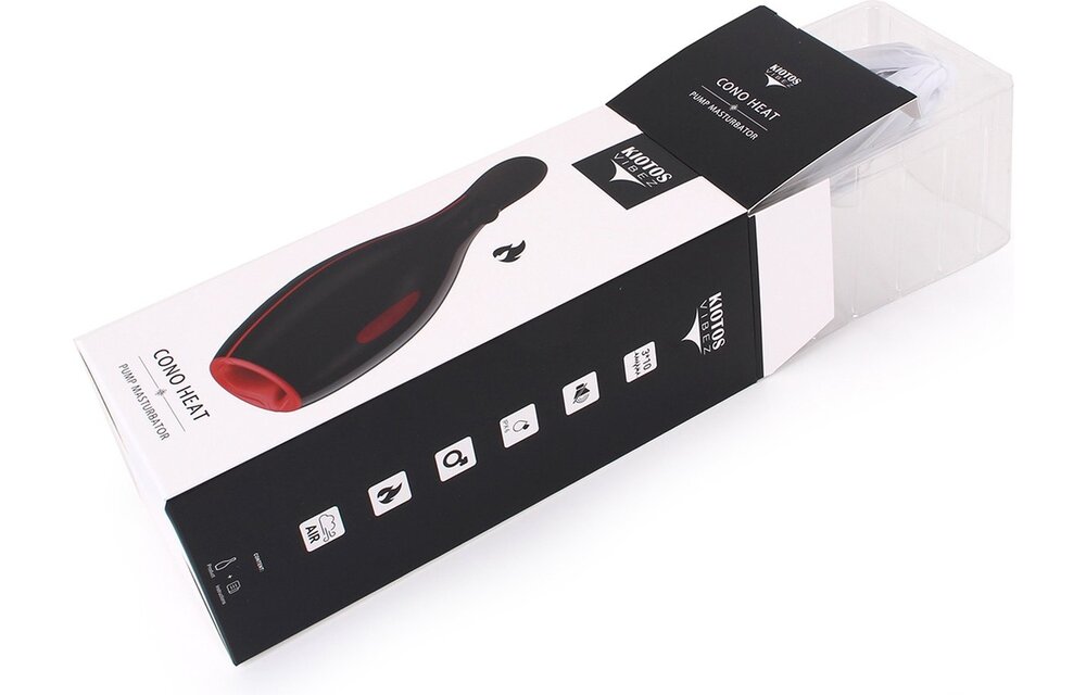 Kiotos Vibez Cono Heat Pump Masturbator – Warmte & Vibratie