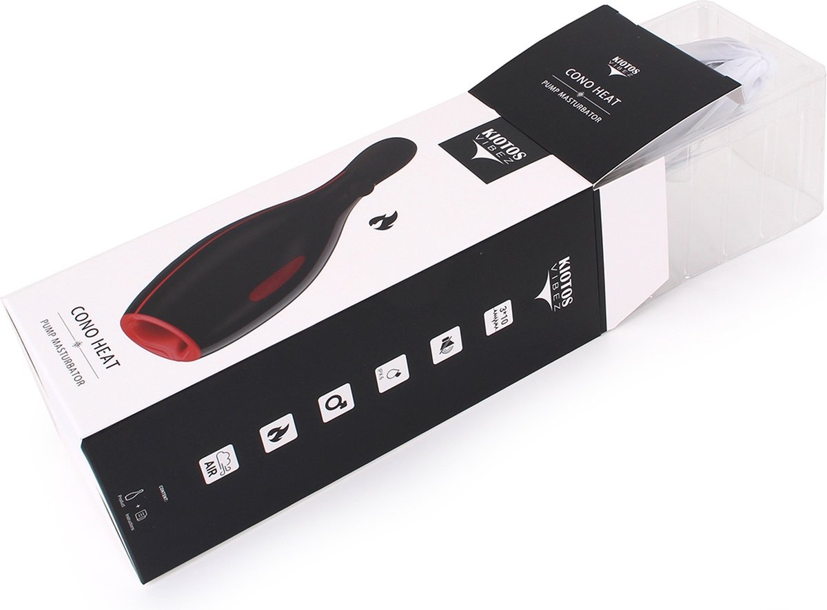 Kiotos Vibez Cono Heat Pump Masturbator – Heat & Vibration
