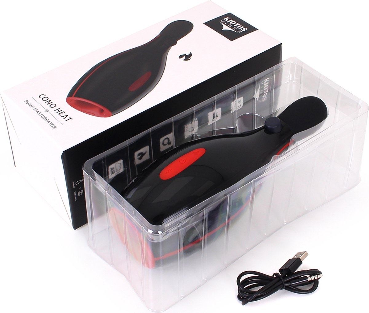 Kiotos Vibez Cono Heating Pump Masturbator