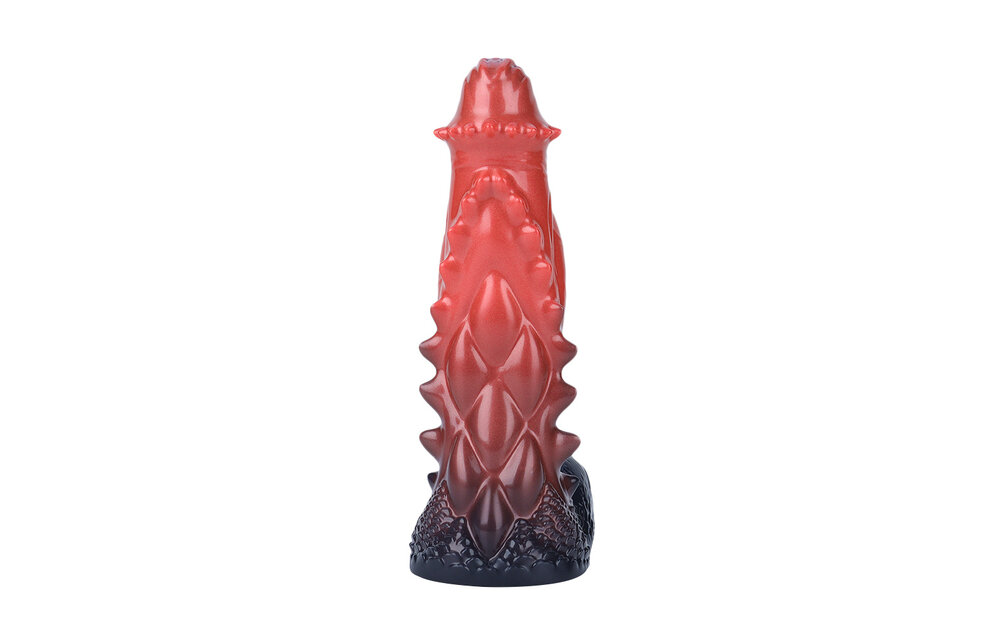 Radiant Red Dildo 23.5 cm - M - Cosmic Design & Luxury Silicone