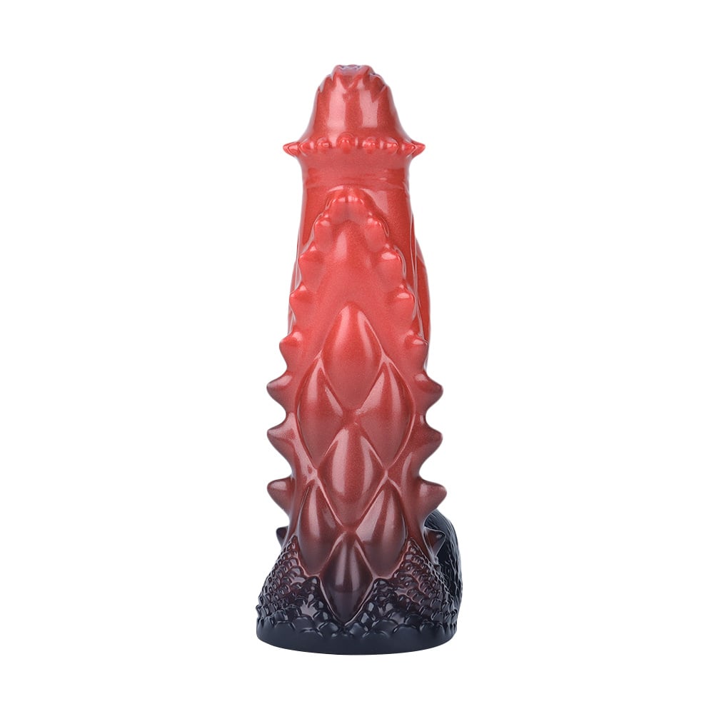 Radiant Red Dildo 20,7 cm - S - Kosmisches Design & Luxus-Silikon