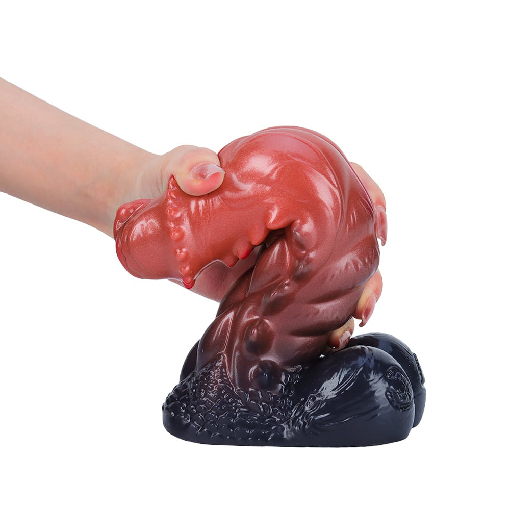 Radiant Red Dildo 20,7 cm - S - Kosmisches Design & Luxus-Silikon