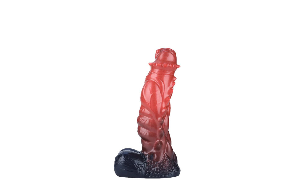 Radiant Red Dildo 23.5 cm - M - Cosmic Design & Luxury Silicone