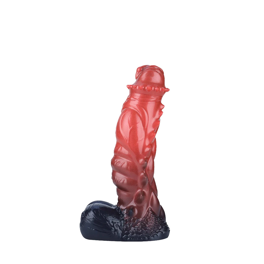 Radiant Red Dildo 23.5 cm - M - Cosmic Design & Luxury Silicone