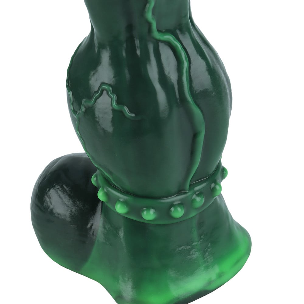 Emerald Excitement Dildo 26.2 cm – Premium Platinum Silicone Green