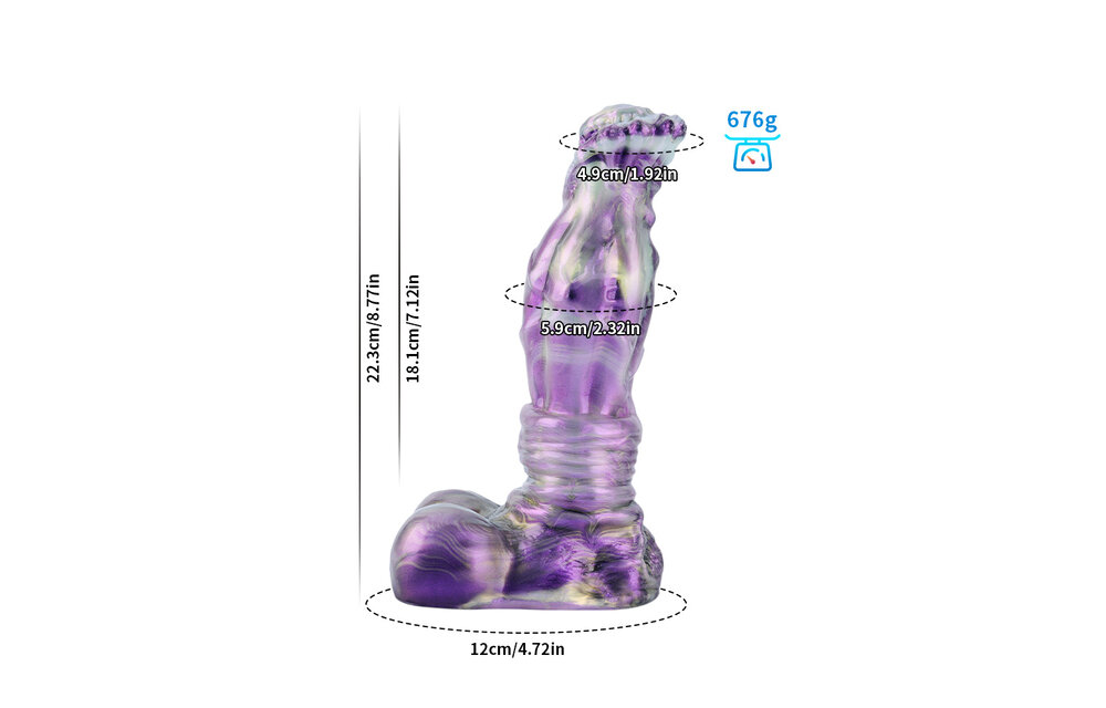 Cosmic Titan Dildo 22,3 cm - M - Buitenaards Genot & Kracht