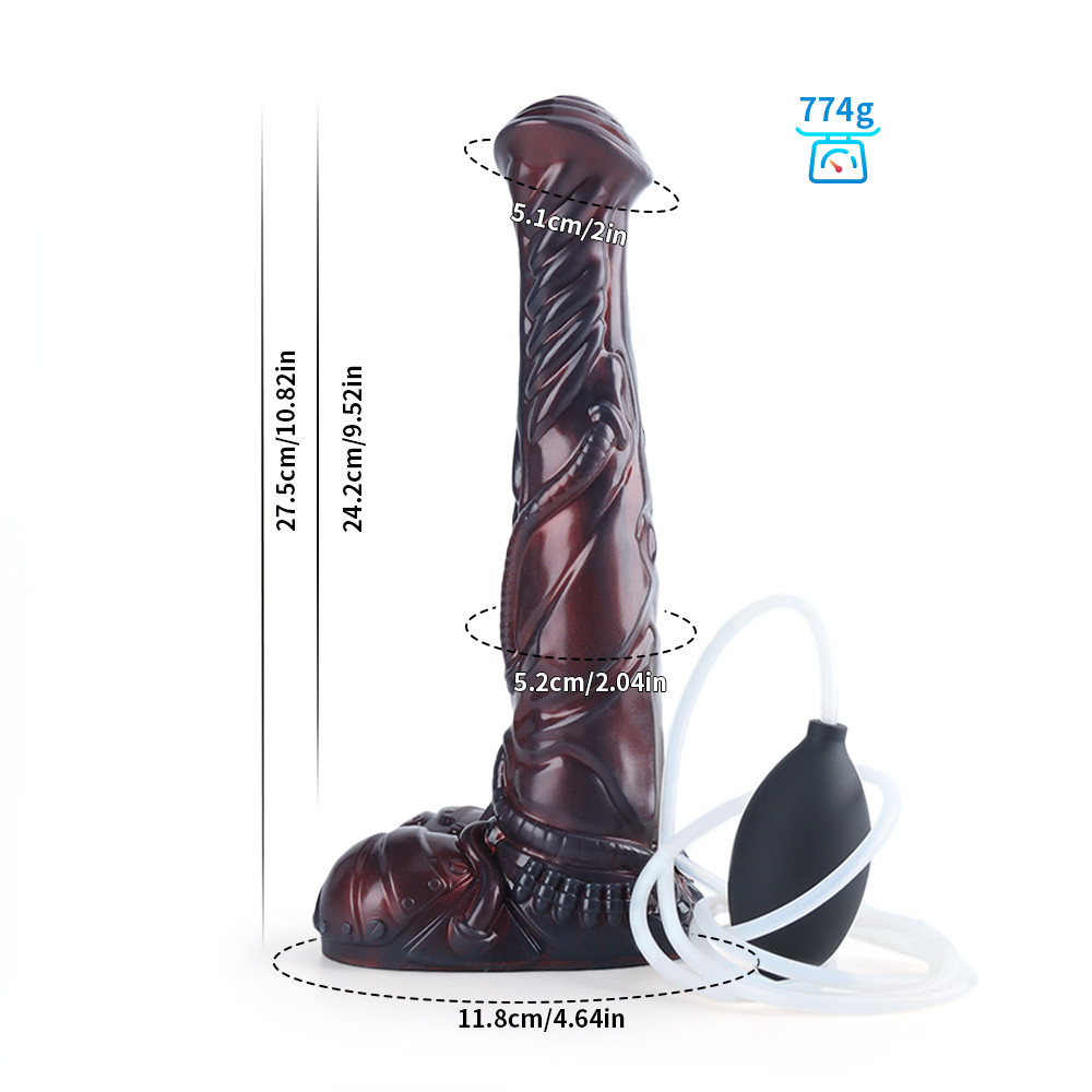 Meteor Mustang Squirting Dildo 27.5 cm – Premium Silicone Pleasure