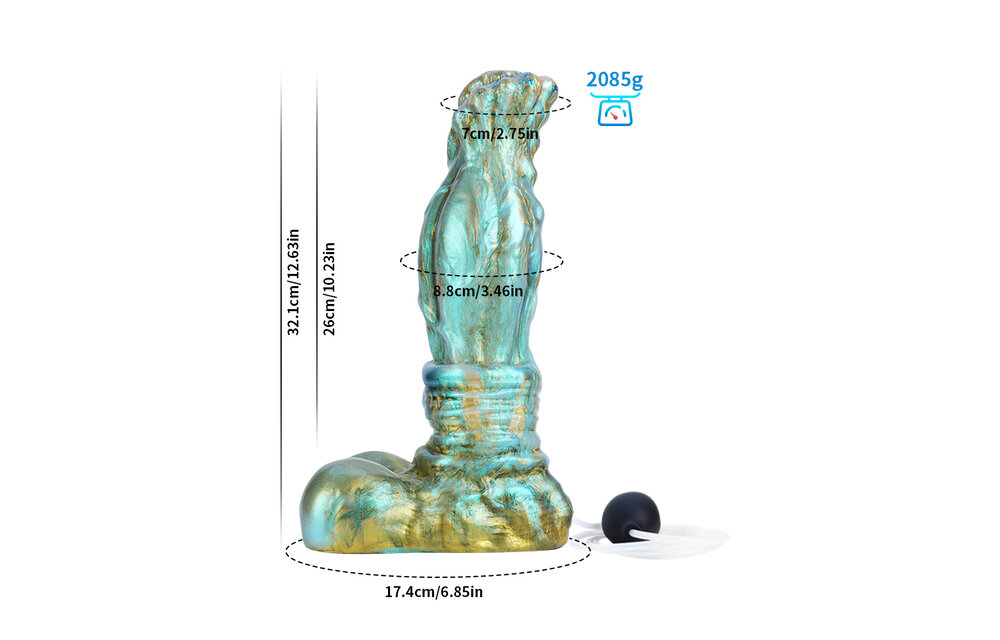 Galaxy Gallop Squirting Dildo - M