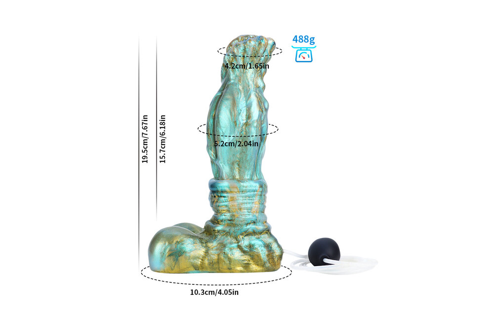Galaxy Gallop Squirting Dildo 19,5 cm – Galaktischer Genuss