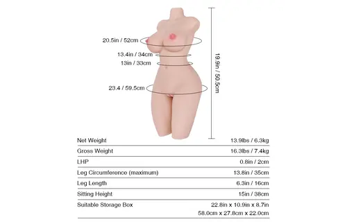 Miki: 6.3kg Realistische kleine Sexpuppe für Anfänger