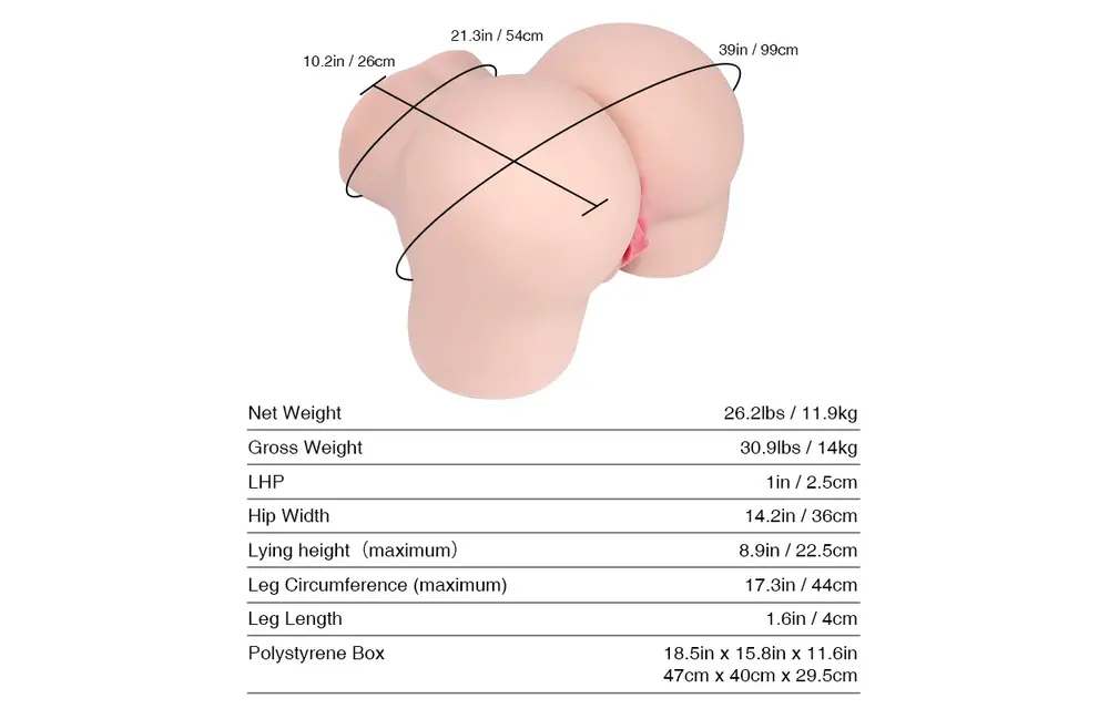Caroline Sexpuppe 11,9 kg | Realistisch mit Tantabutt-Technologie