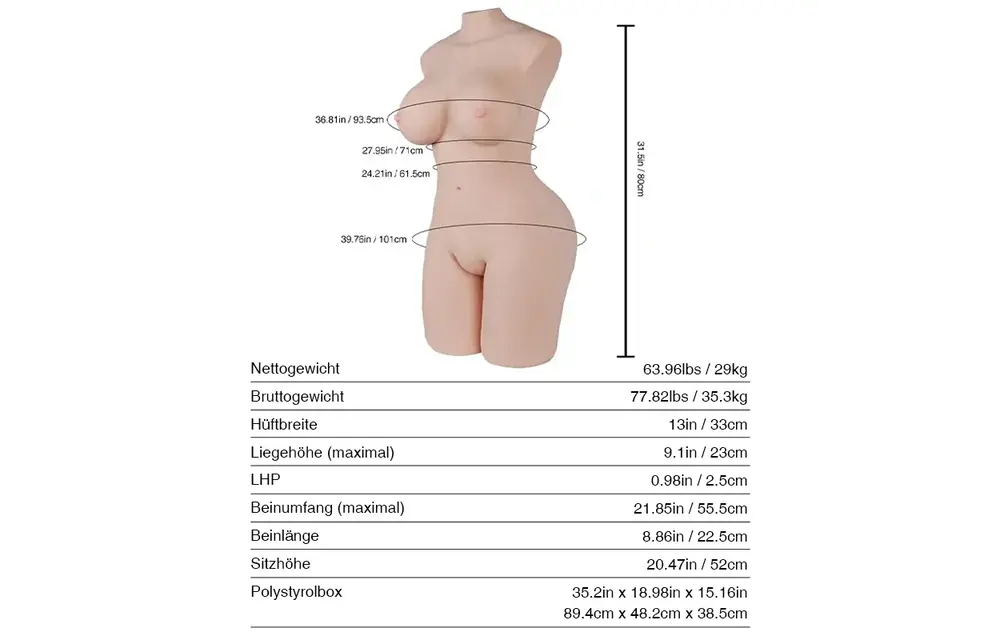 Morgpie Sex Doll 29kg | Lifelike with Tantabosom Technology