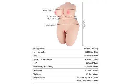 Freya: 24,9kg BBW Grote Borsten Sekspop