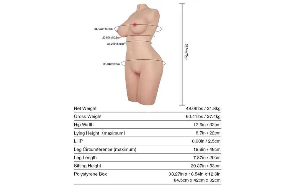 Diana Sex Doll 21.8 kg – Realistic Porn Star Masturbator