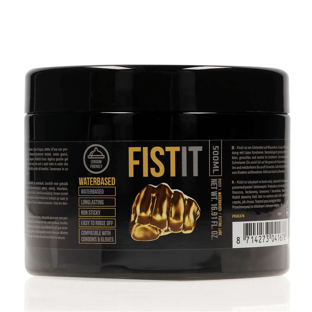 Fistit Glijmiddel Op Waterbasis 500Ml – Zijdezacht & Veilig