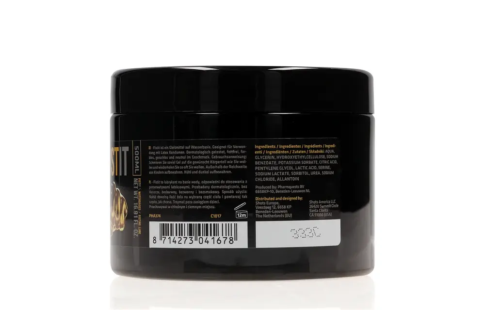 Fistit Glijmiddel Op Waterbasis 500Ml – Zijdezacht & Veilig