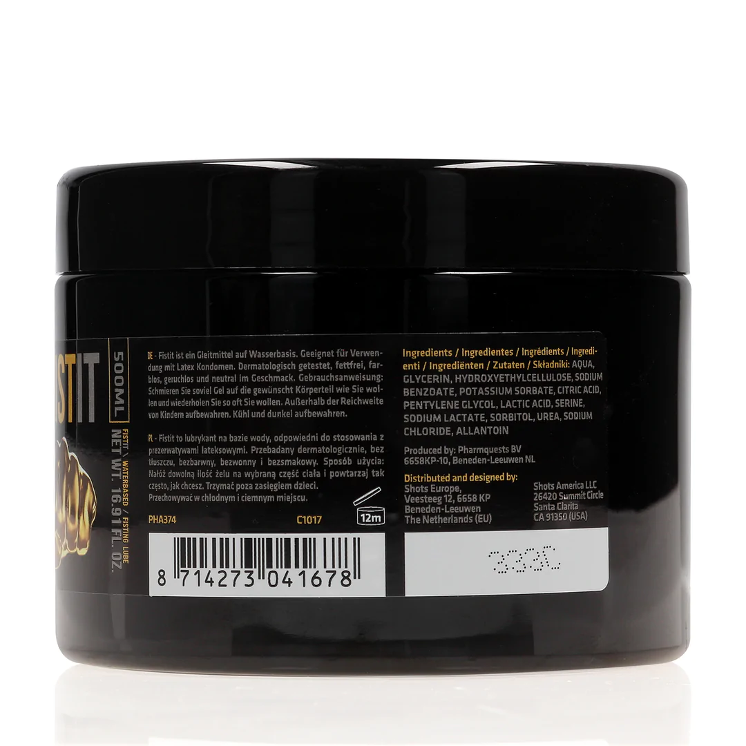 Fistit Water-Based Lubricant 500 ml – Silky Smooth & Safe