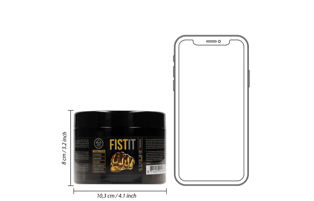Fistit Water-Based Lubricant 500 ml – Silky Smooth & Safe