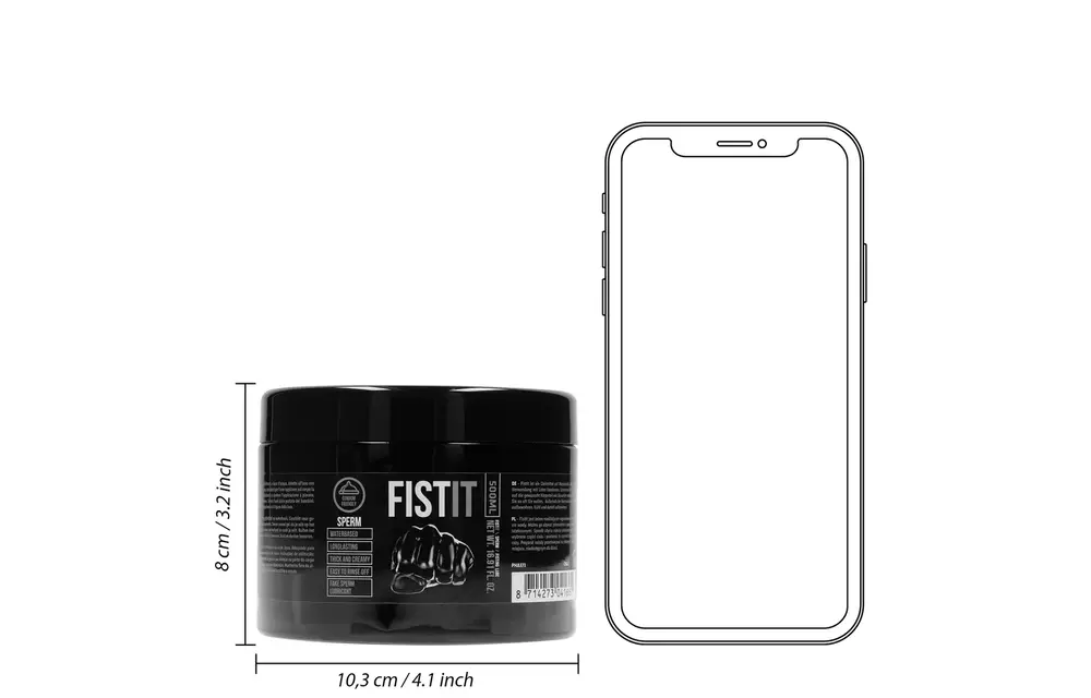 Black Label Semen Lubricant 500 ml – Creamy Water-Based