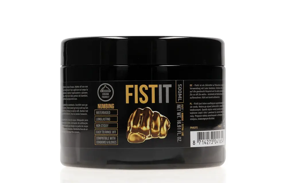 Black Label Numbing Lubricant Water-based 500 ml | Fist It