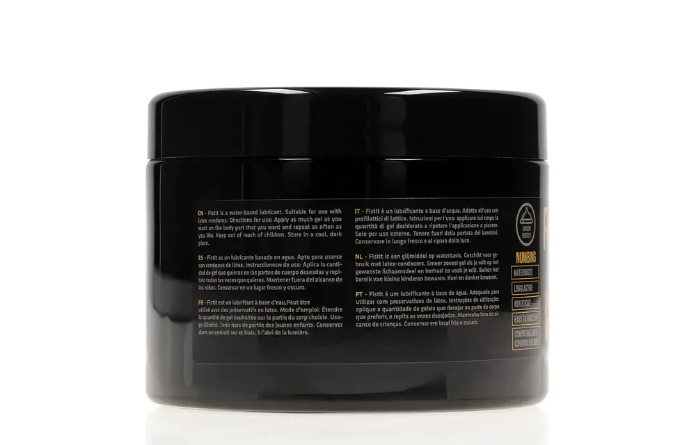 Black Label Numbing Lubricant Water-based 500 ml | Fist It