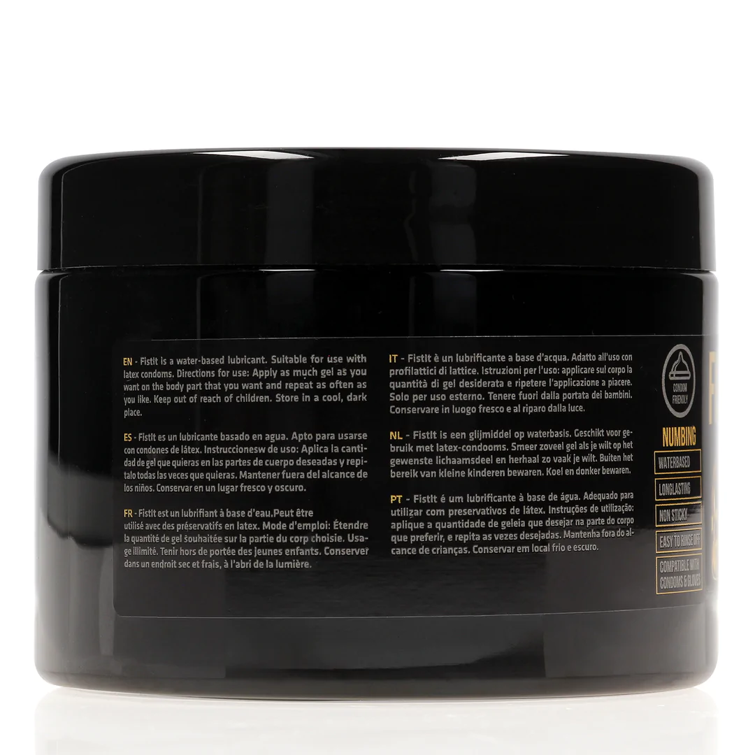 Black Label Numbing Lubricant Water-based 500 ml | Fist It