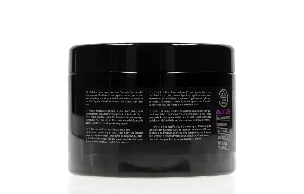 Black Label Anal Relaxer Lubricant 500 ml – Water-based & Menthol
