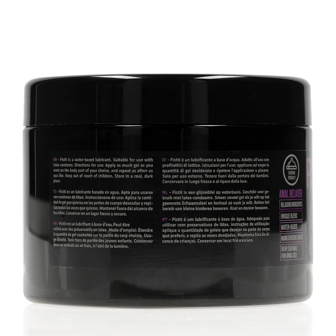 Black Label Anaal Relaxer Glijmiddel op Waterbasis - 500 ml