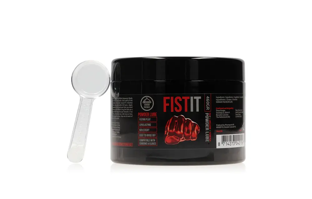 Black Label Poeder Glijmiddel Waterbasis – 480G Zwart