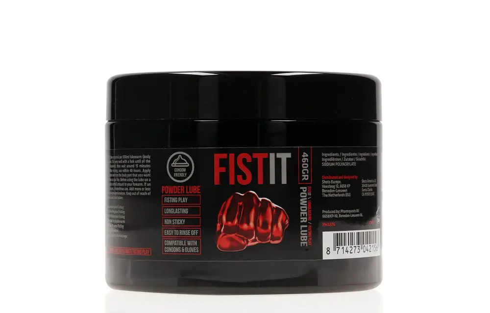 Black Label Gleitmittel auf Wasserbasis in Pulverform – 460 g Schwarz