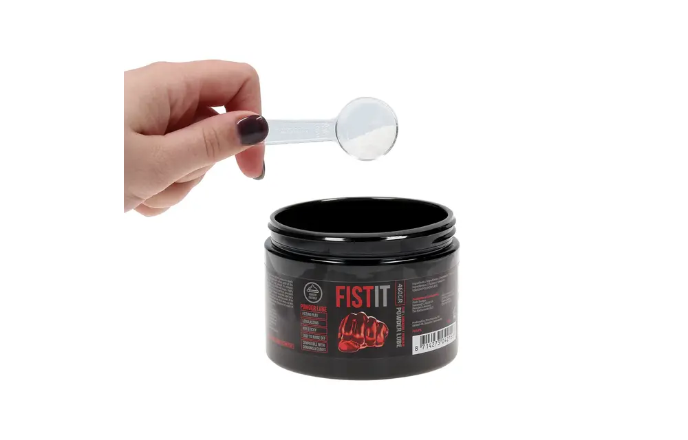 Black Label Poeder Glijmiddel Waterbasis – 480G Zwart