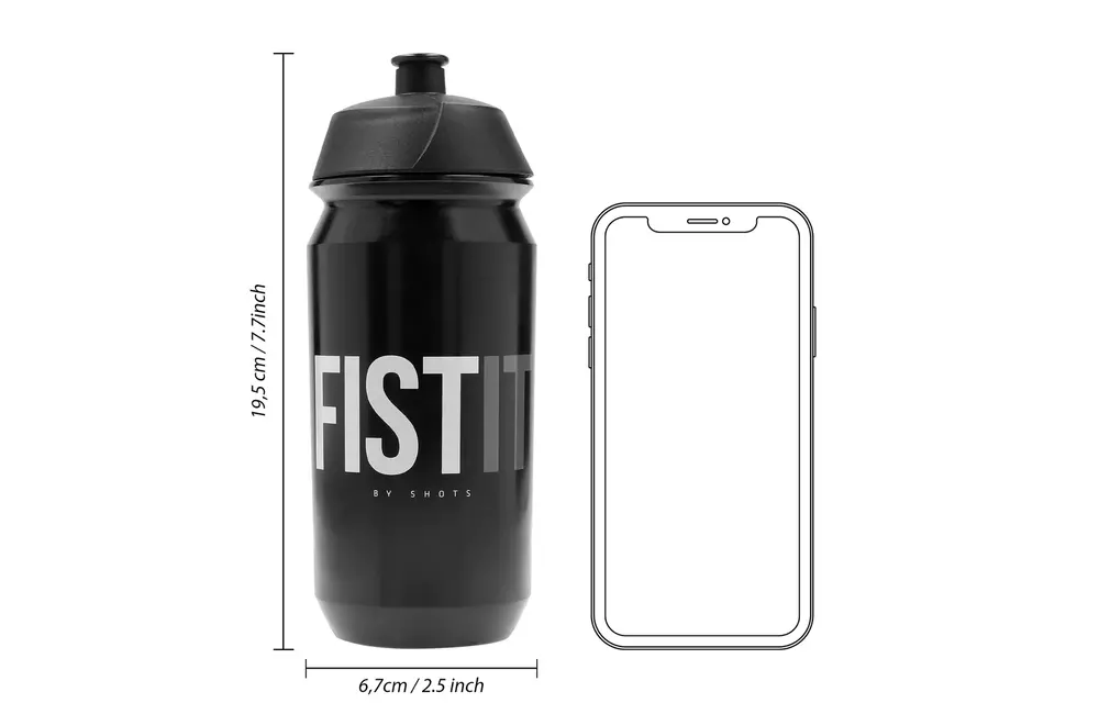 Black Label Powder Lubricant Travel Bottle 500 ml – Compact & Safe