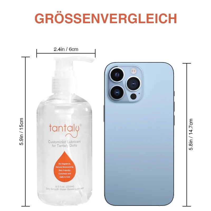 Tantaly Gleitmittel auf Wasserbasis 250 ml – sicher & nicht klebrig