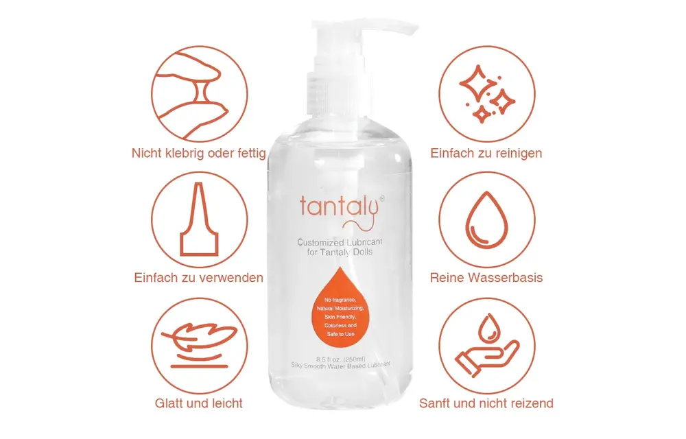 Tantaly Water-Based Lubricant 250ml – Safe & Non-Sticky