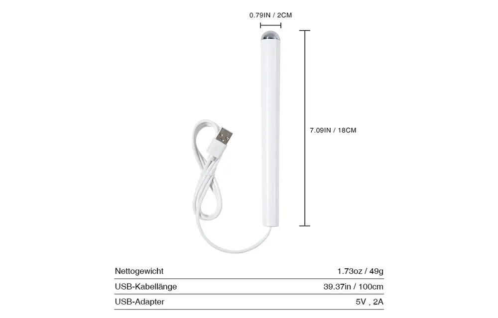Tantaly USB Verwarmingsstaaf