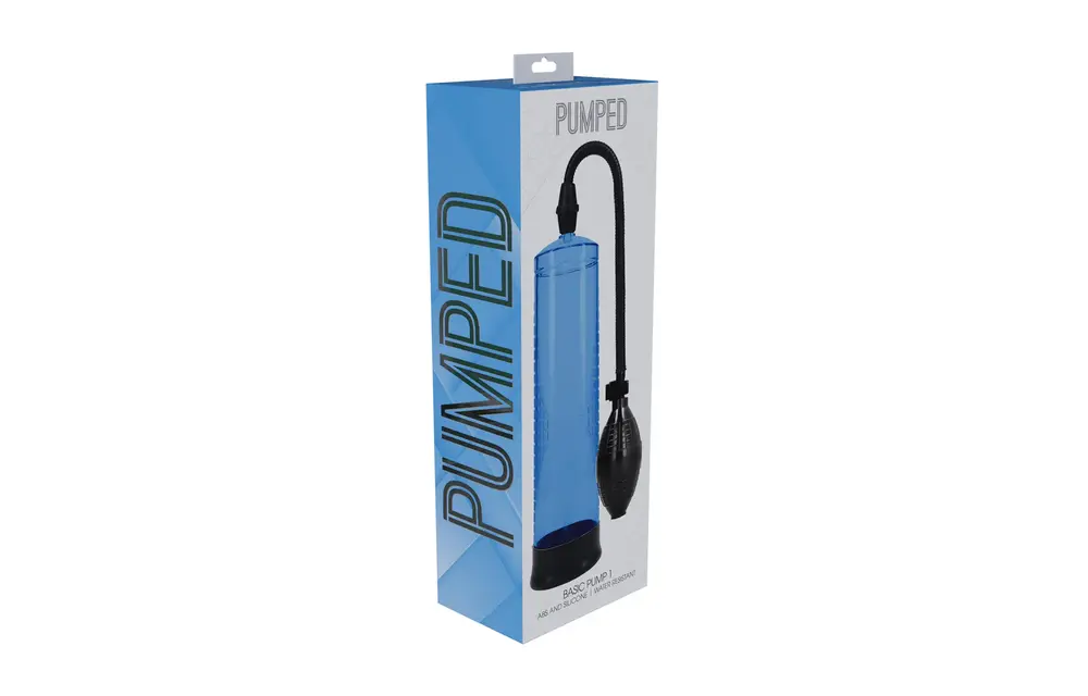 Basic Penispomp – Waterbestendig – Blauw