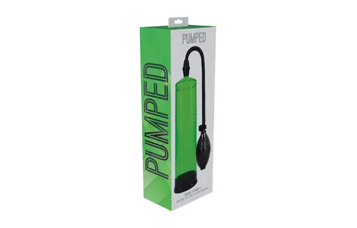 Basic Penis Pump Green - Waterproof & Effective Against ED