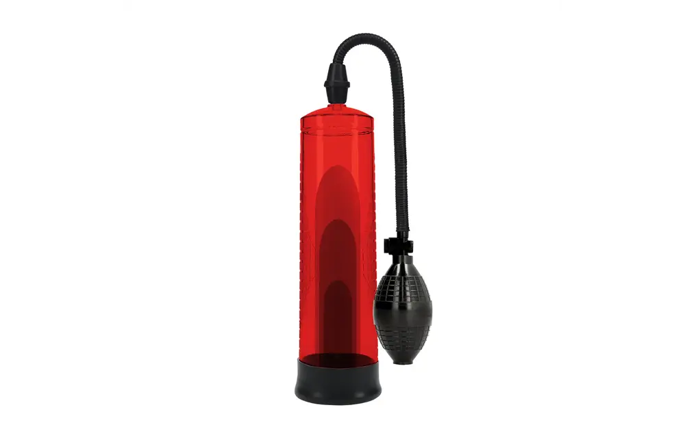 Basic Penis Pump Red – Waterproof & Effective for Erections